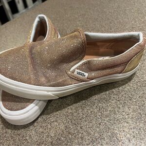 Vans Slip-On Shoes in sparkly pink